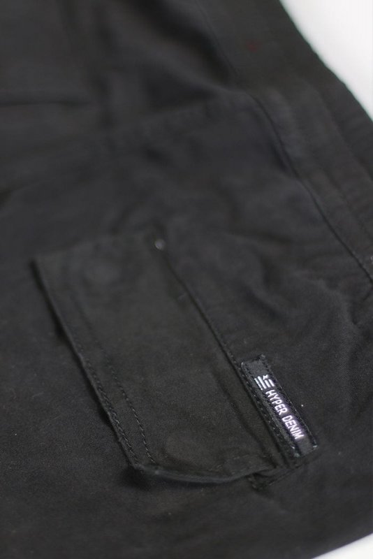 Black Cargo Joggers