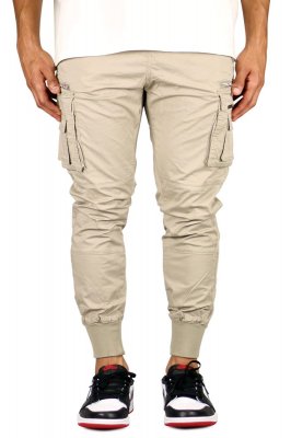 Taupe Cool Cargo Joggers