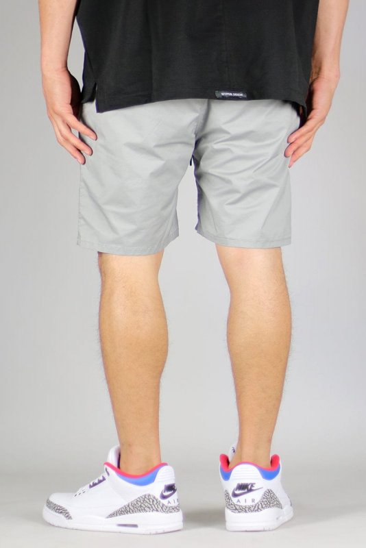 Gray Drop Crotch Shorts