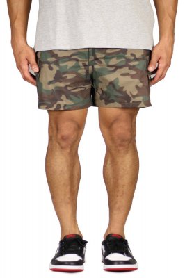 Camo Cool Nylon Cargo Shorts
