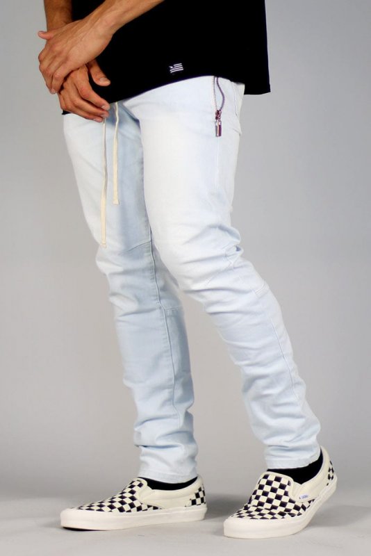 White Blue Slim Jeans