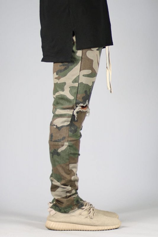 Camo Nate Zipper Pants