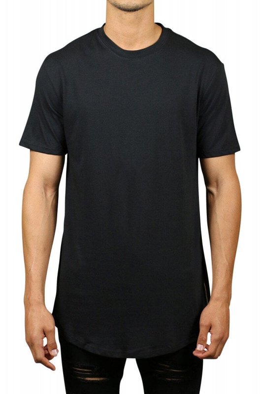 Zipper Long T-Shirts