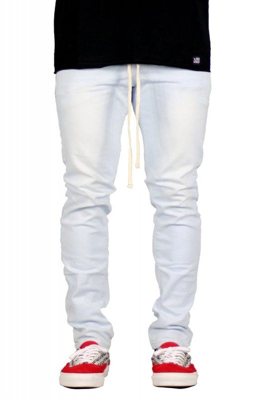 White Blue Slim Jeans