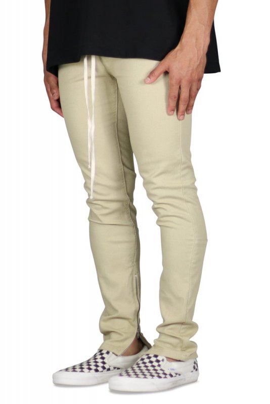 Khaki Zipper Pants
