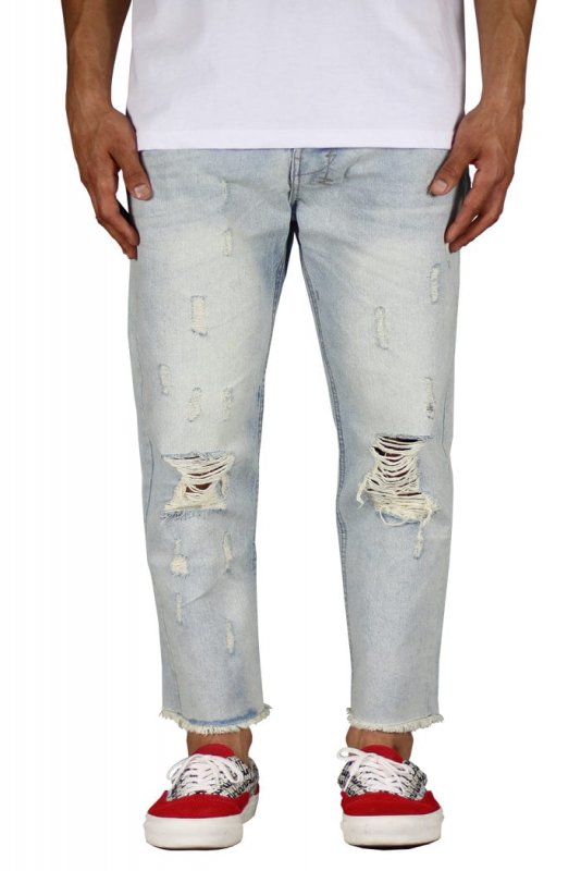 LT.Blue Crop Jeans