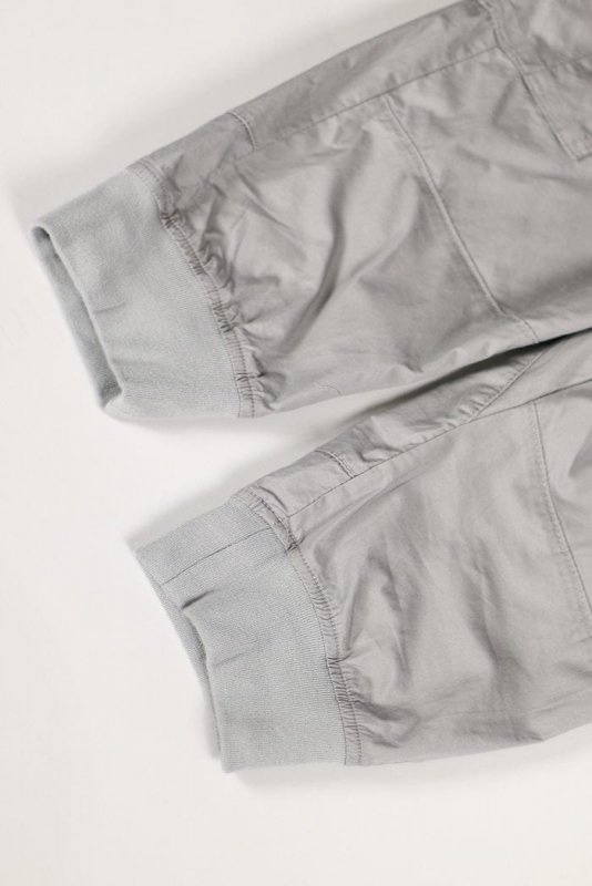 Gray Cargo Jogger Shorts