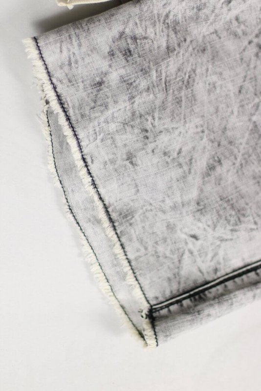 Stone Gray Drop Denim Shorts