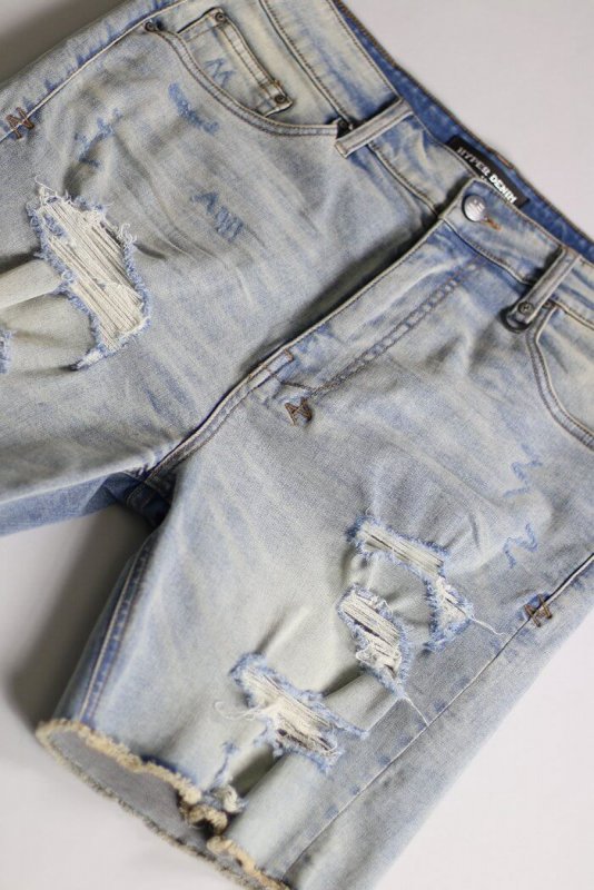 LT.Blue Thrasher Denim Shorts
