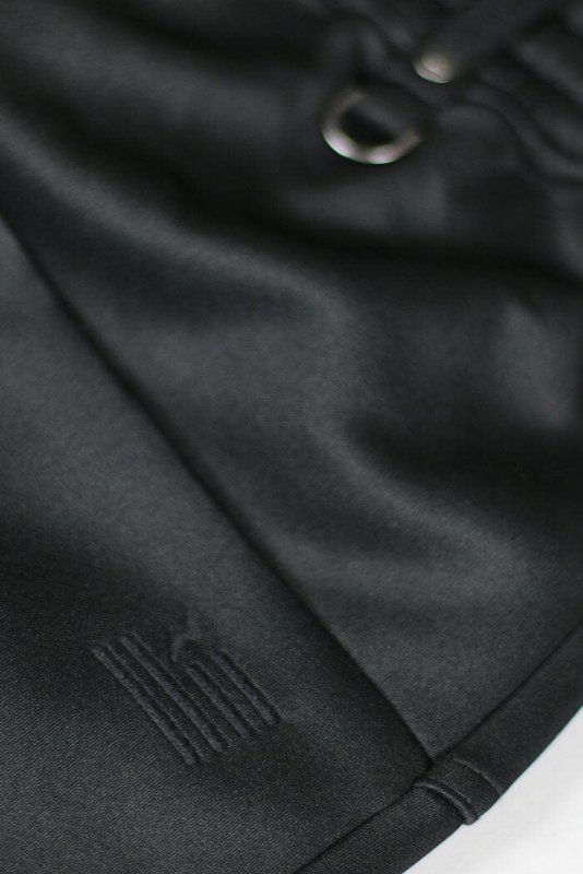 Black Neoprene Jogger