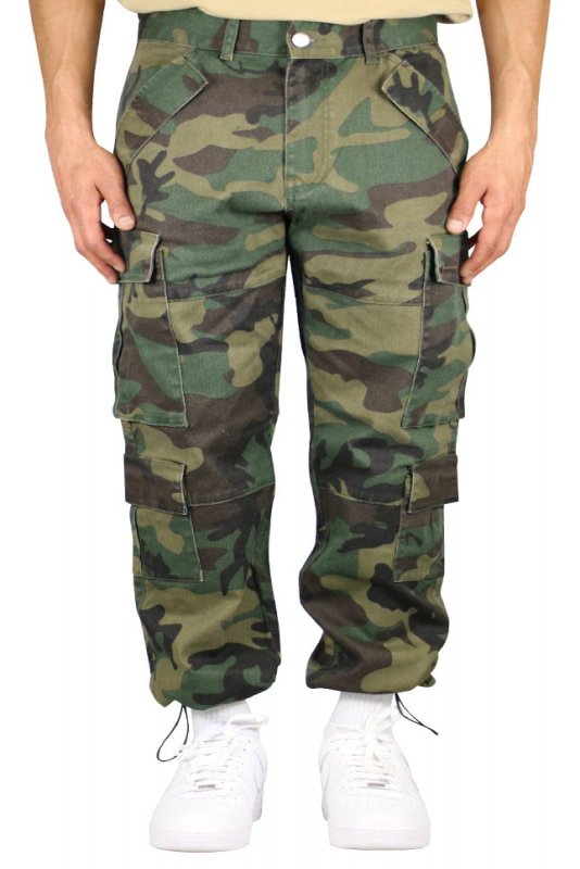 Camo 8 Pocket Cargo Pants