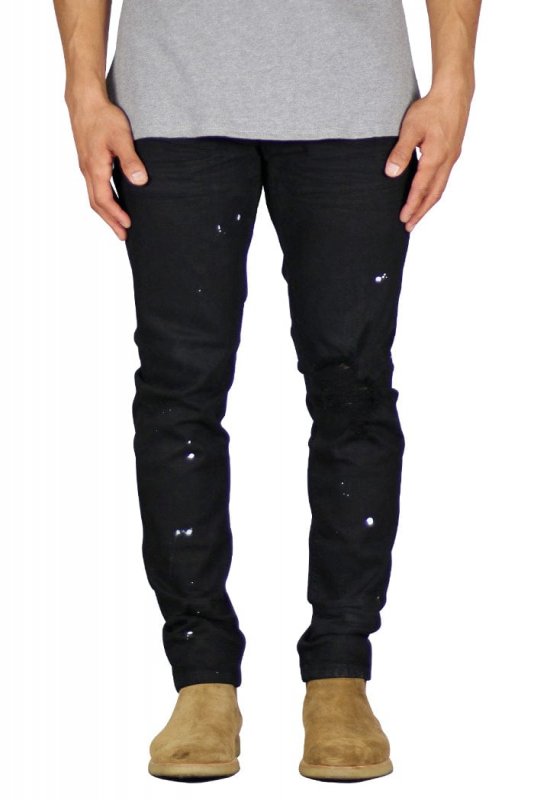 Jet Black Burst Jeans