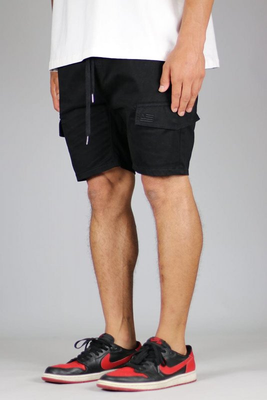 Black Cargo Shorts